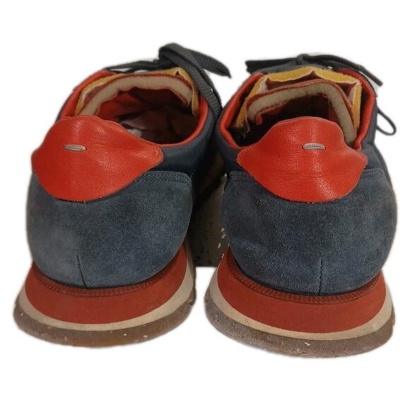 Maison Margiela 10 Men\'s 22 Retro Runner Gray Paint Splatter Low Top Sneakers 40 main image 7